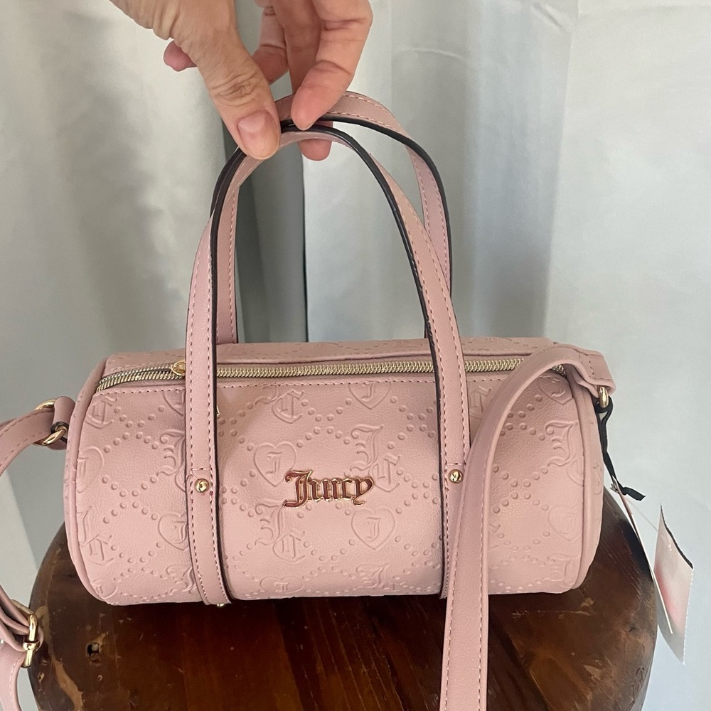 Juicy Couture Dusty Blush Mini Barrel Women Shoulder Bags